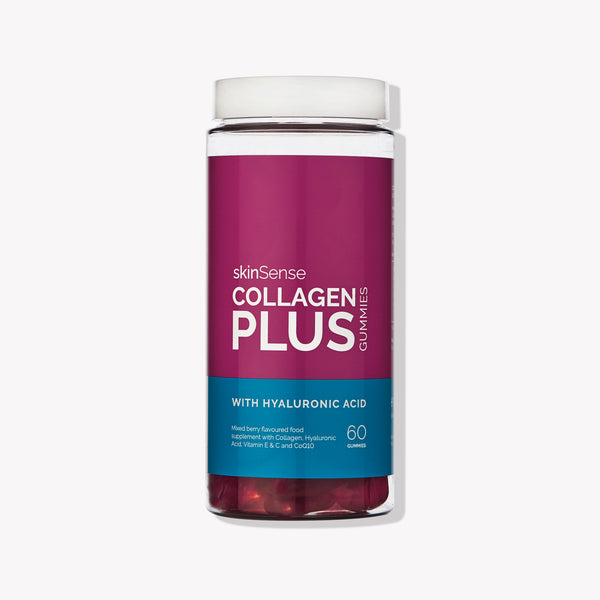 Collagen PLUS Gummies with Hyaluronic Acid – SkinSense